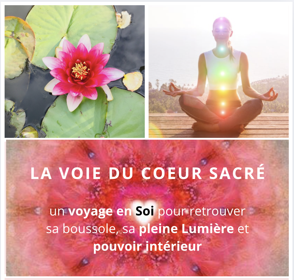 Illustration du parcours La Voie du Cœur Sacré — les 7 dimensions de l'être