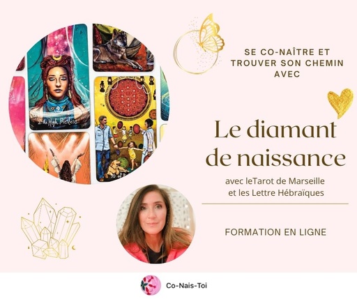Formation Diamant de naissance et lettres hébraïques  - en ligne