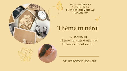 Live Spécial - Thème transgénérationnel minéral (focalisation)